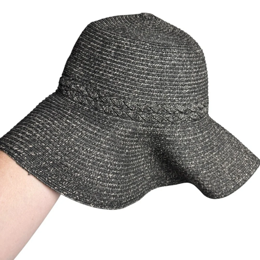 Goorin Bros Mint Packable Paper Straw Rafia Hat Floppy Brown 4